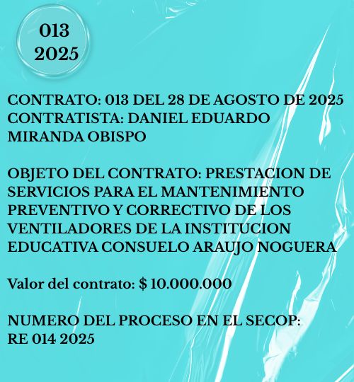 SECOP: RE 014 2025