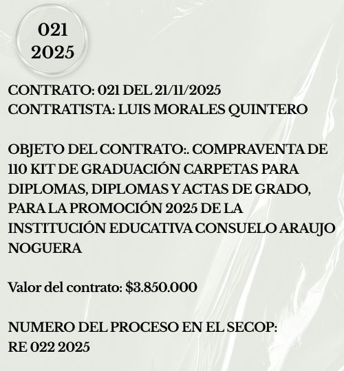 SECOP: RE 022 2025