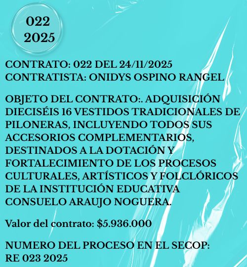 SECOP: RE 023 2025