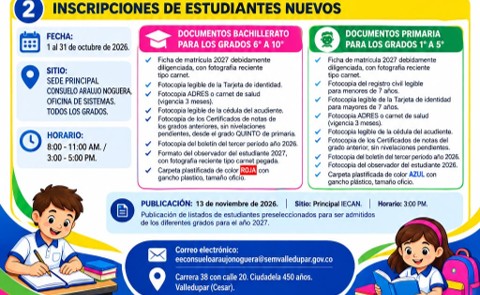  PARA EL AÑO 2027